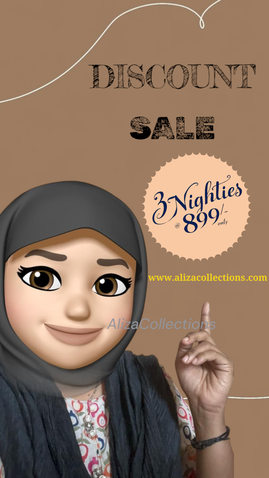 Buy 3 Assorted Cotton Nighties at ₹899 Only – Free Size / 2XL – Limited Offer