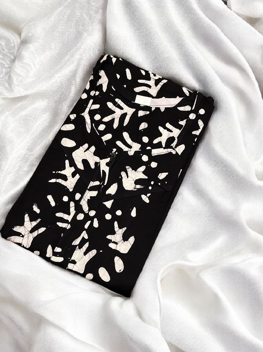 Cotton nighty black